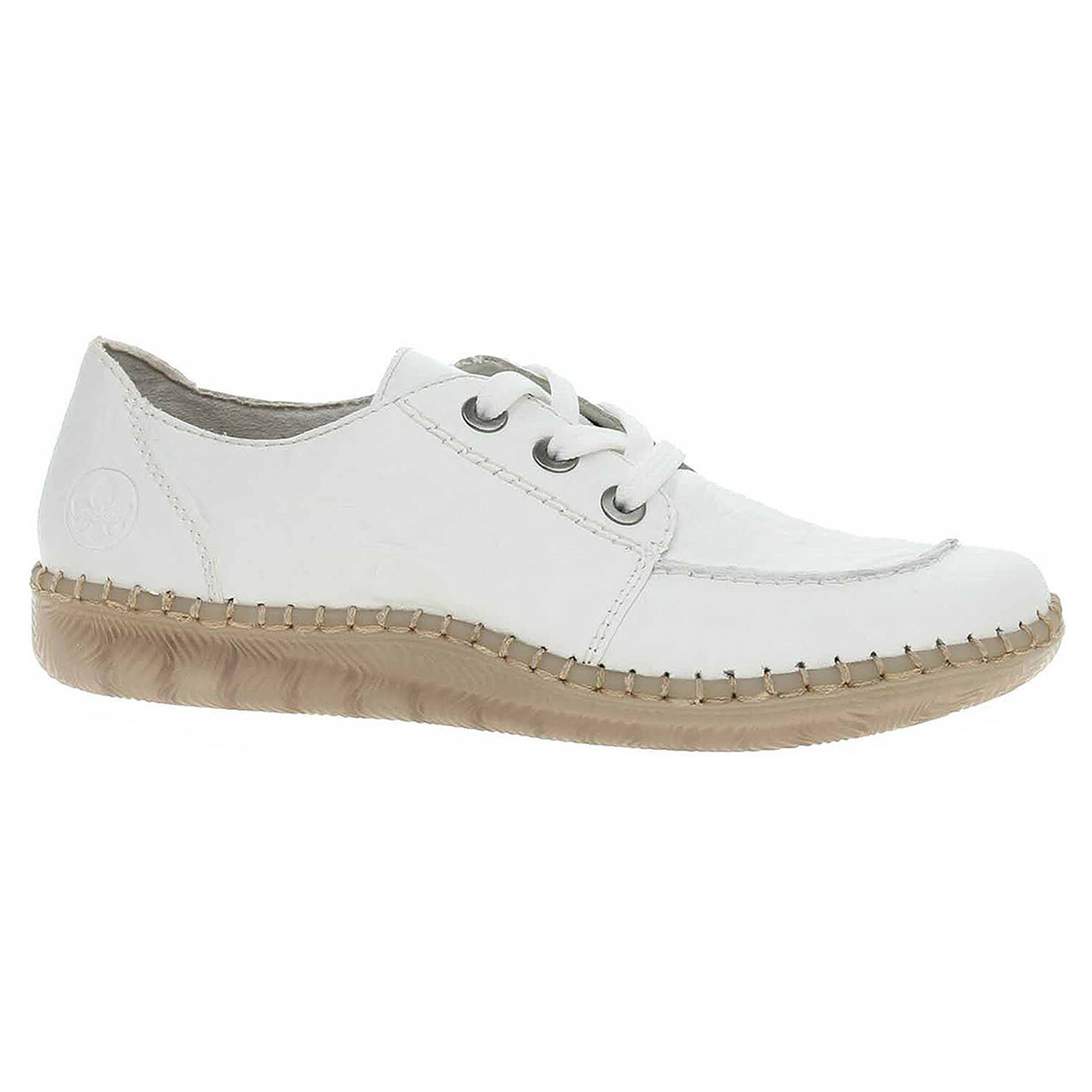 Ecco Dámské polobotky Rieker N2402-80 weiss 23101234
