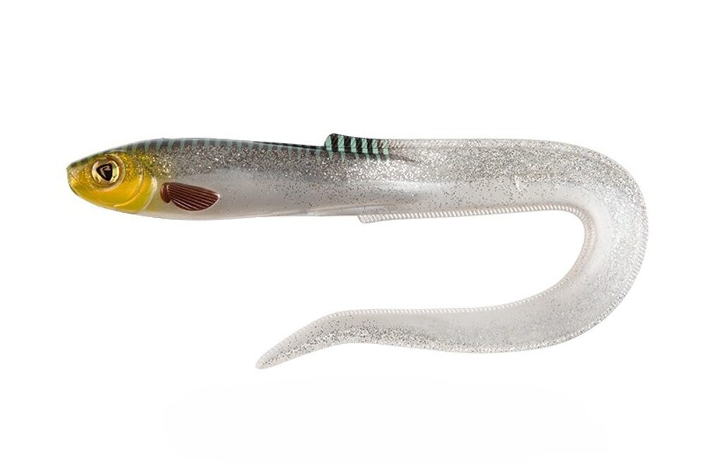 Fox Rage Gumová nástraha Slick Eel UV Silver Halo - 21cm