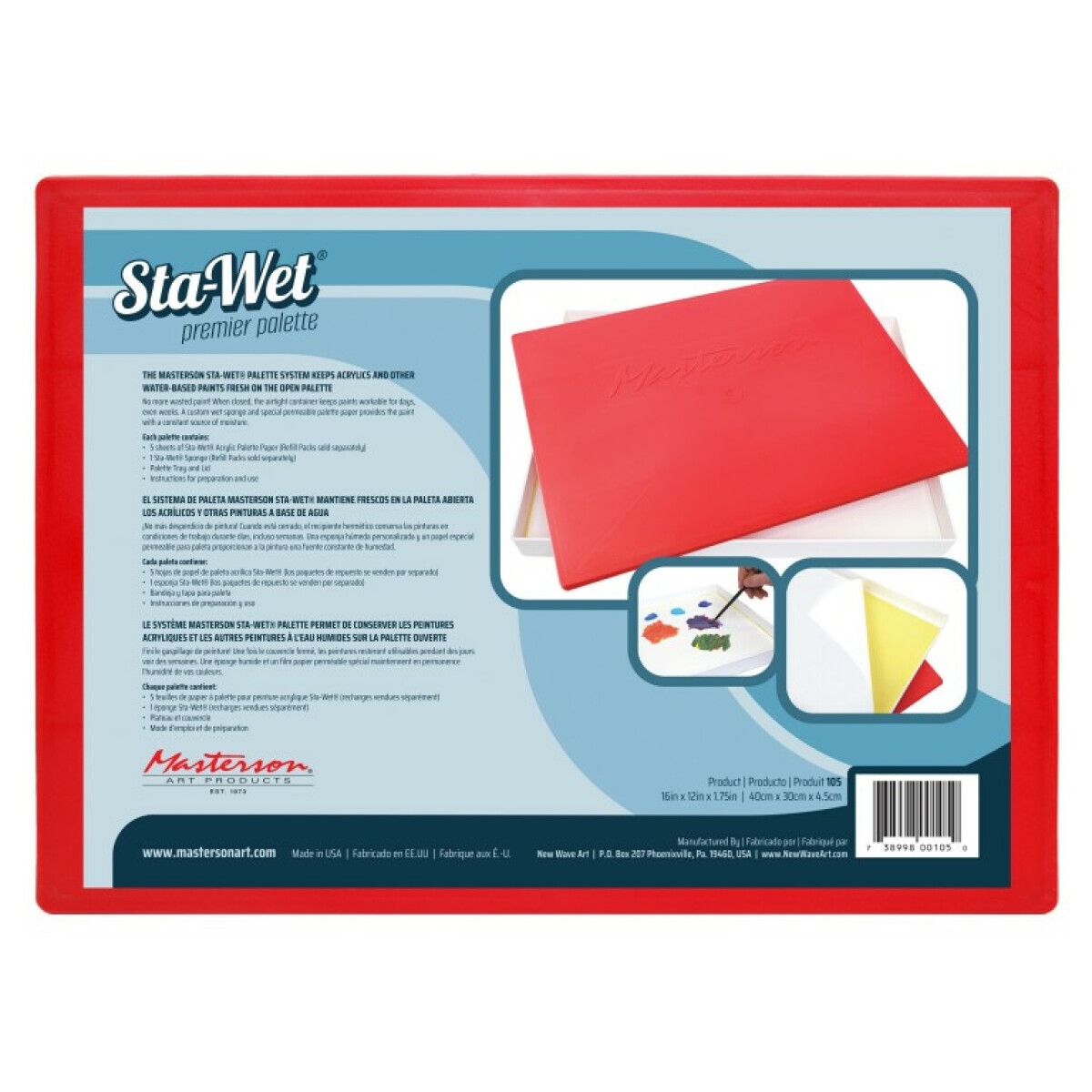 Stay wet paleta Masterson Sta-Wet Premier