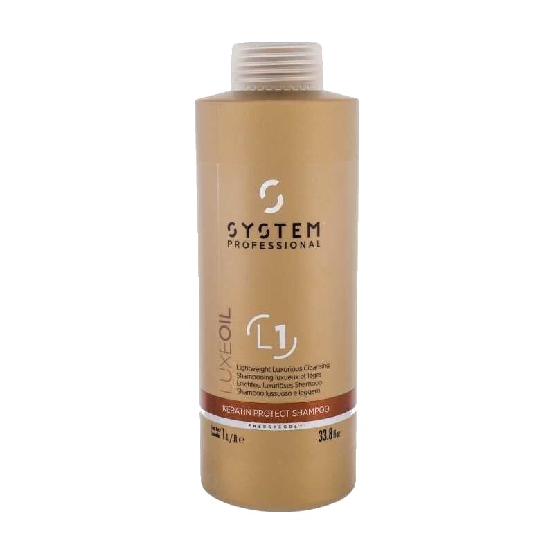 Šampon s keratinem LuxeOil (Keratin Protect Shampoo) System Professional - 50 ml