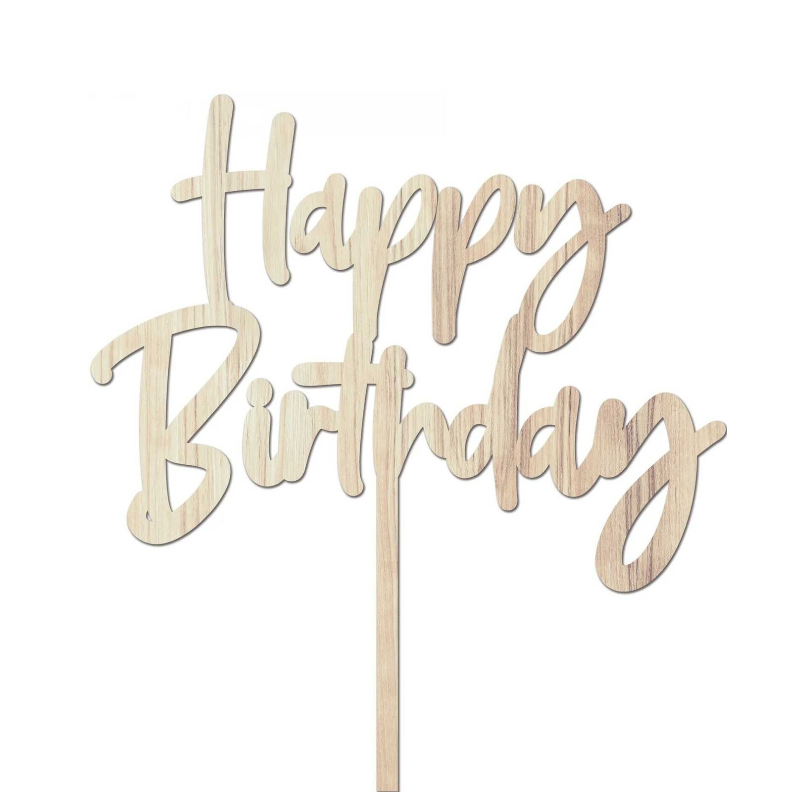 Alvarak Zápich Happy Birthday dřevěný