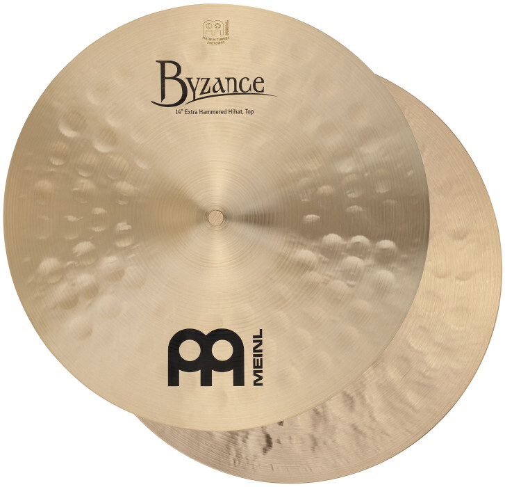 Meinl Cymbals Byzance Traditional Extra Hammered Hihat - 14”
