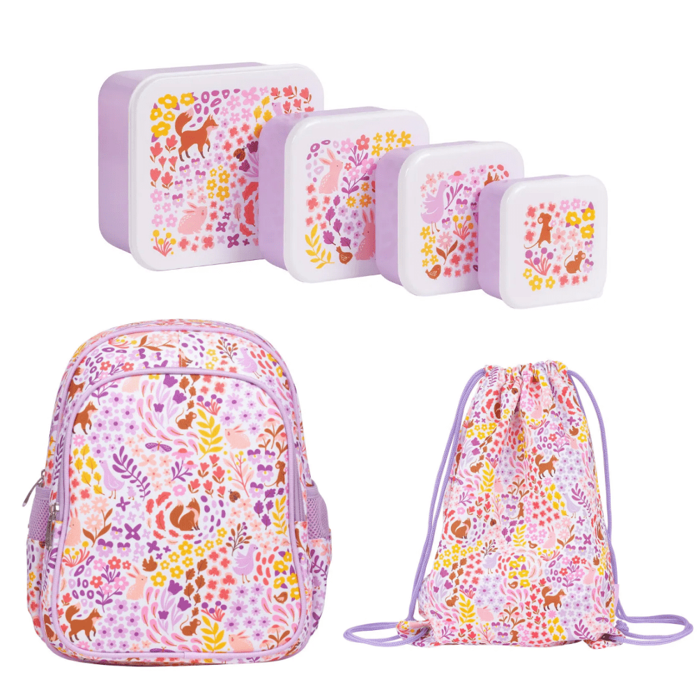 Malý balíček A Little Lovely Company - Výbava do školky - květinová zahrada