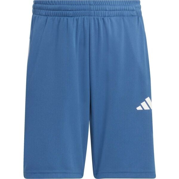adidas TRAINING ESSENTIALS 3 STRIPES SHORTS J Dětské sportovní kraťasy, modrá, velikost