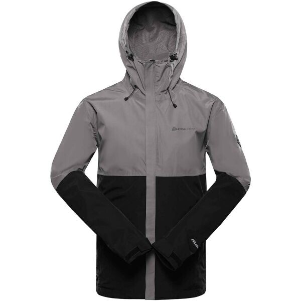 ALPINE PRO BORG Pánská bunda, šedá, velikost