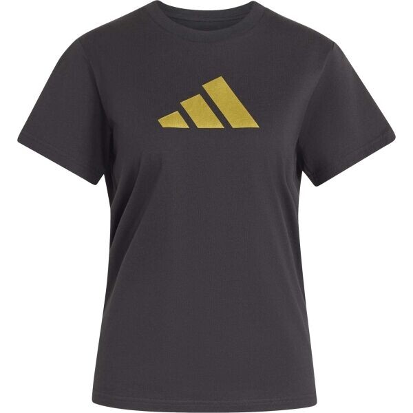 adidas MET LOGO TEE Dámské triko, černá, velikost