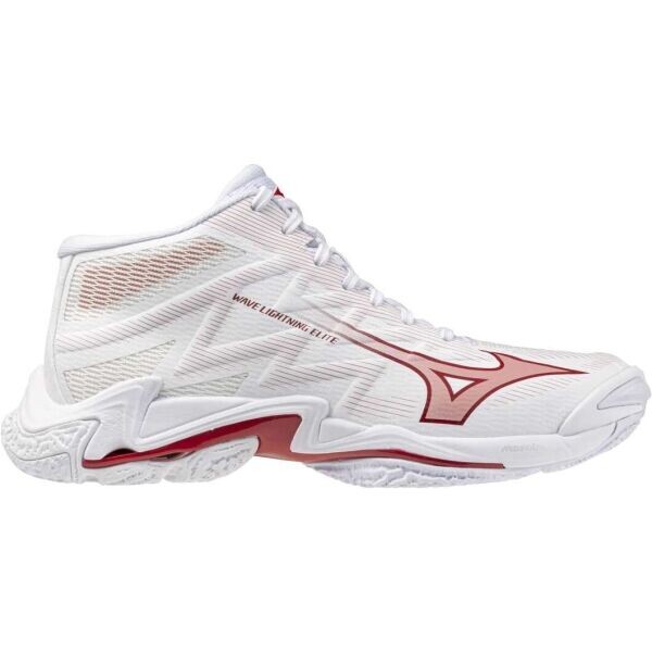 Mizuno WAVE LIGHTING ELITE MID W Dámská volejbalová obuv, bílá, velikost 40.5