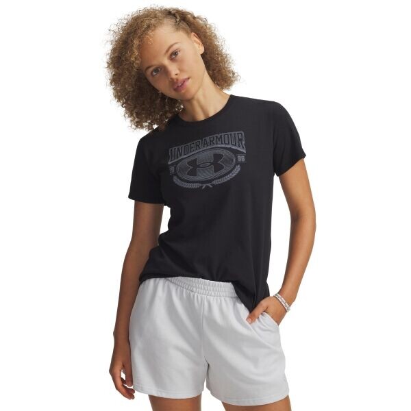 Under Armour VARSITY Dámské tričko, černá, velikost L