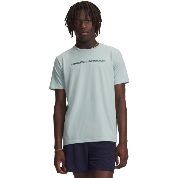 Under Armour BLUR WORDMARK Pánské tričko, světle zelená, velikost L