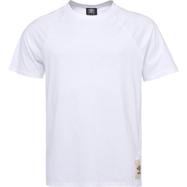 Umbro RLXD TEE ESSENTIALS Pánské triko, bílá, velikost
