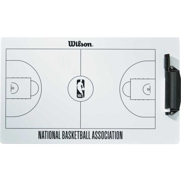 Wilson NBA COACHES DRY ERASE BOARD Taktická tabule, bílá, velikost