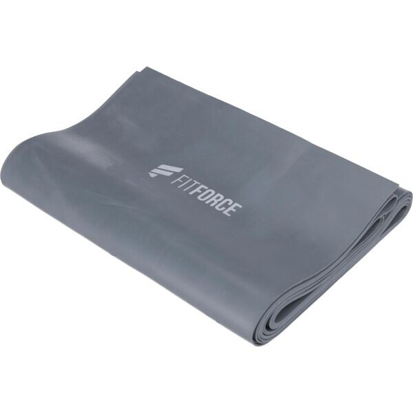 Fitforce EXEBAND 250 x 0,065 Latexový pás na cvičení, tmavě šedá, velikost