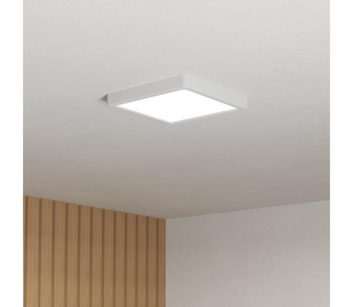 Eglo 901336 - LED Koup. stropní svítidlo FUEVA LED/10,5W/230V 22x22cm IP44 bílá 901336