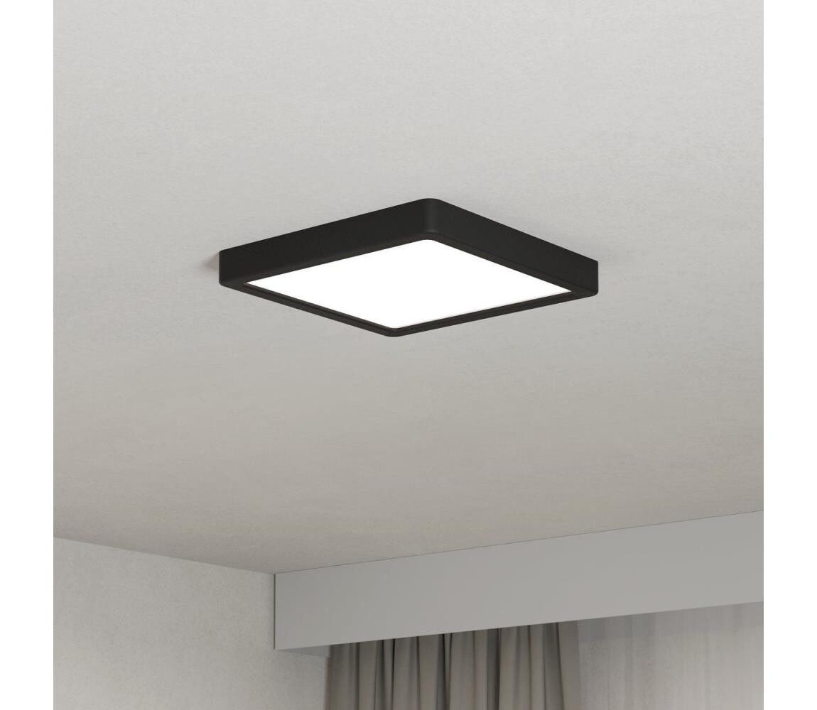 Eglo 901303-LED Str. svítidlo FUEVA LED/10,5W/230V 2700/4000/6500K 22x22cm černá 901303