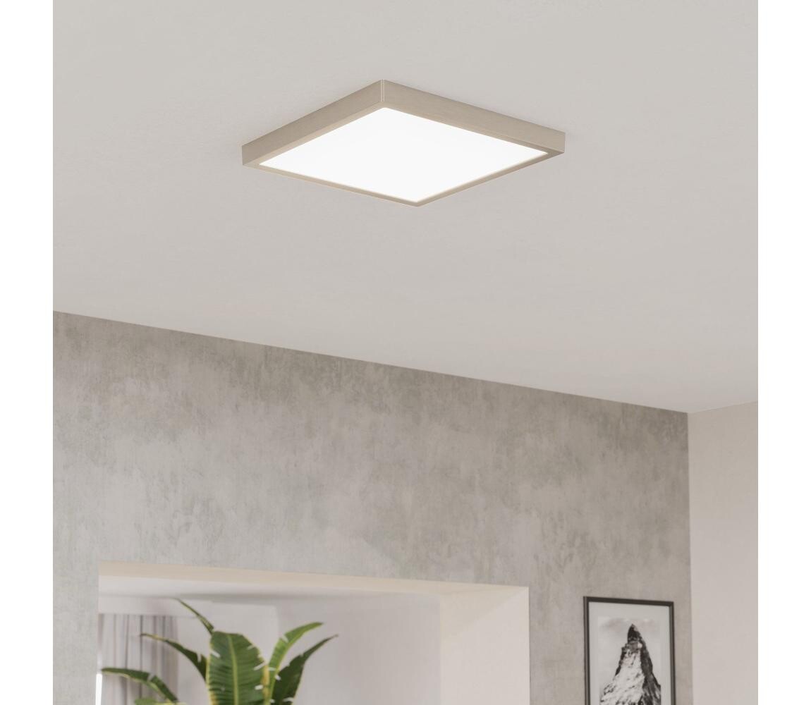 Eglo 901322 - LED Str. svítid. FUEVA LED/13W/230V 2700/4000/6500K 29x29 cm chrom 901322