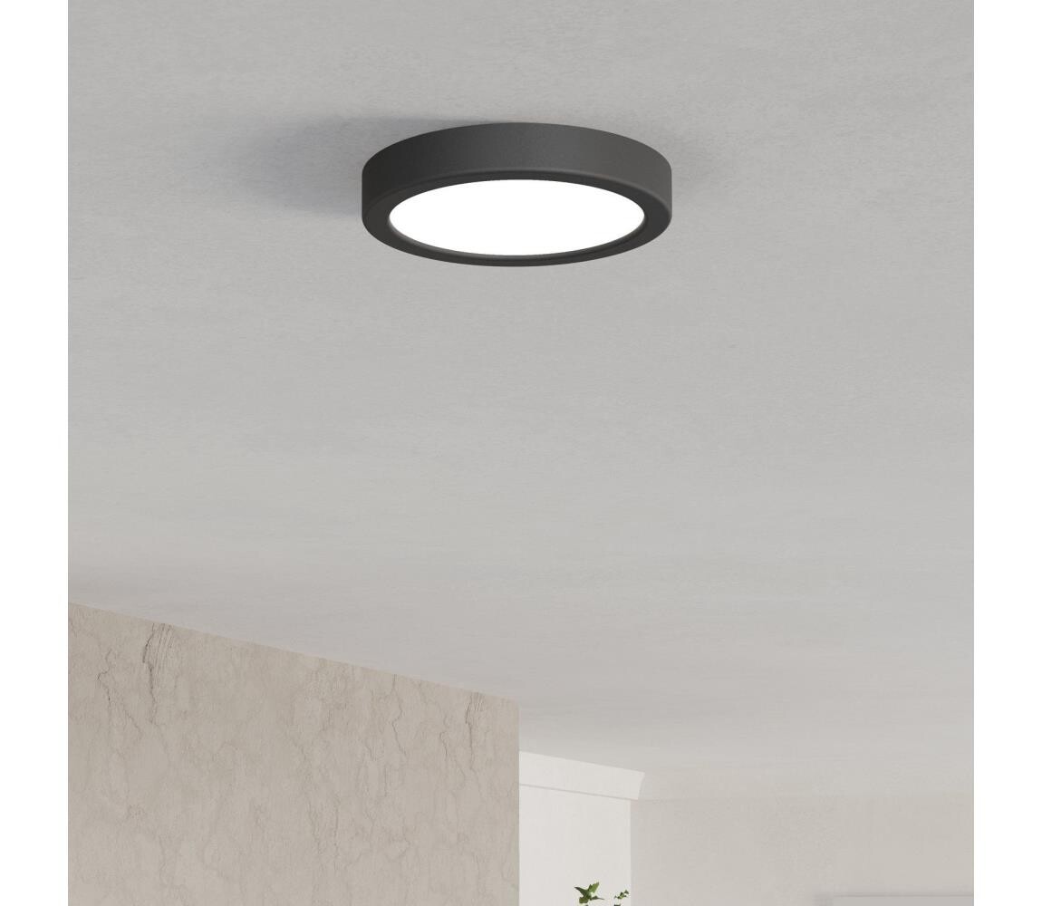 Eglo 901297-LED Str. svítid. FUEVA LED/7,5W/230V 2700/4000/6500K pr.16,6cm černá 901297