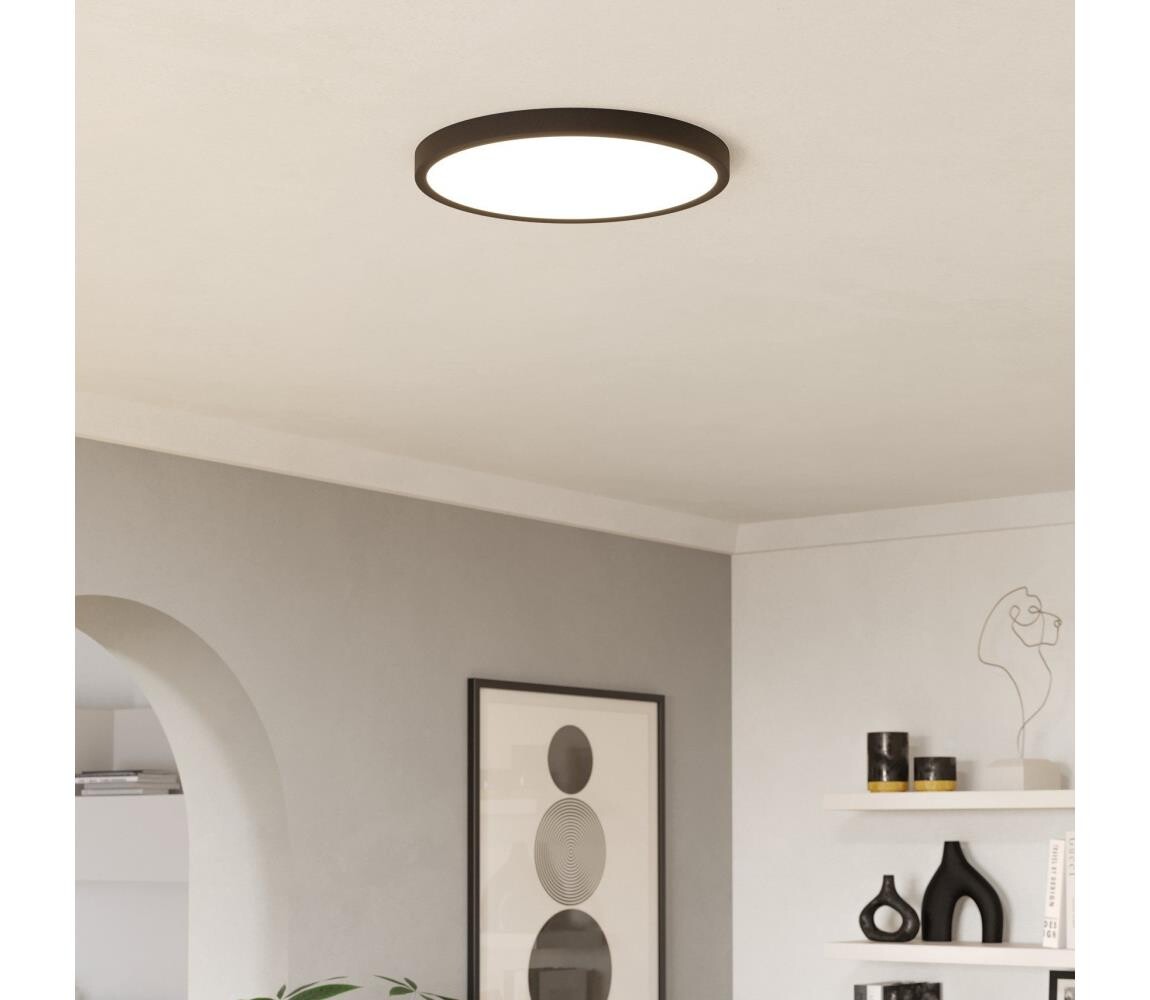 Eglo 901301-LED Str. svítidlo FUEVA LED/17W/230V 2700/4000/6500K pr.38,9cm černá 901301