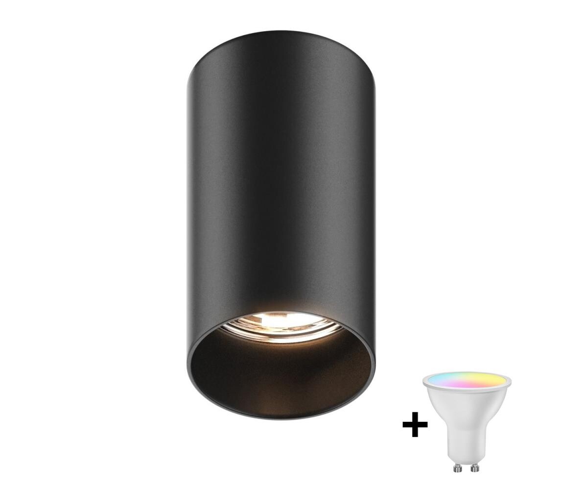 Zuma Line 92680-N - LED RGBW Stm. bodové svít. TUBA 1xGU10/6W/230V černá + DO ZL0280+AI2383