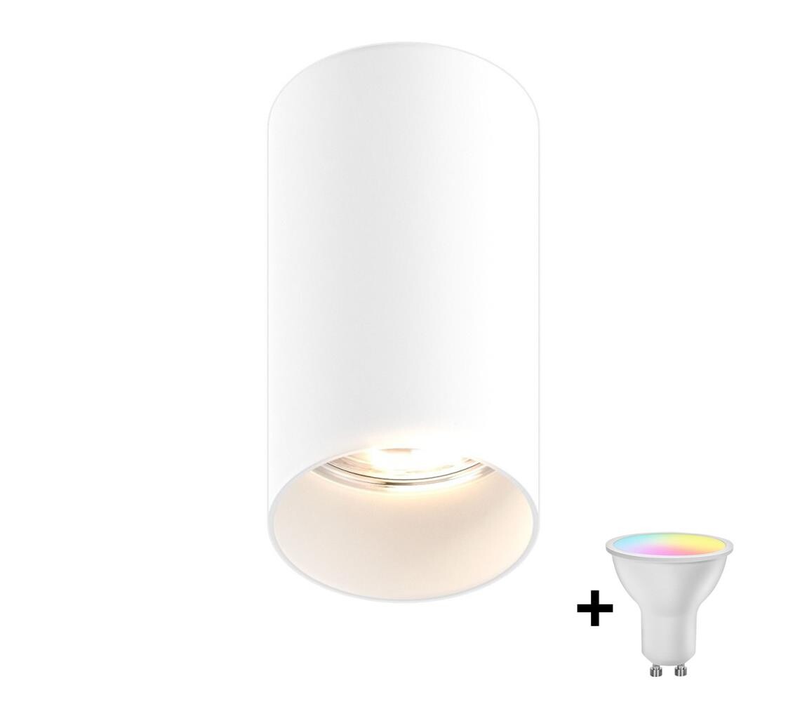 Zuma Line 92679-N - LED RGBW Stm. bodové svít. TUBA 1xGU10/6W/230V bílá + DO ZL0279+AI2383