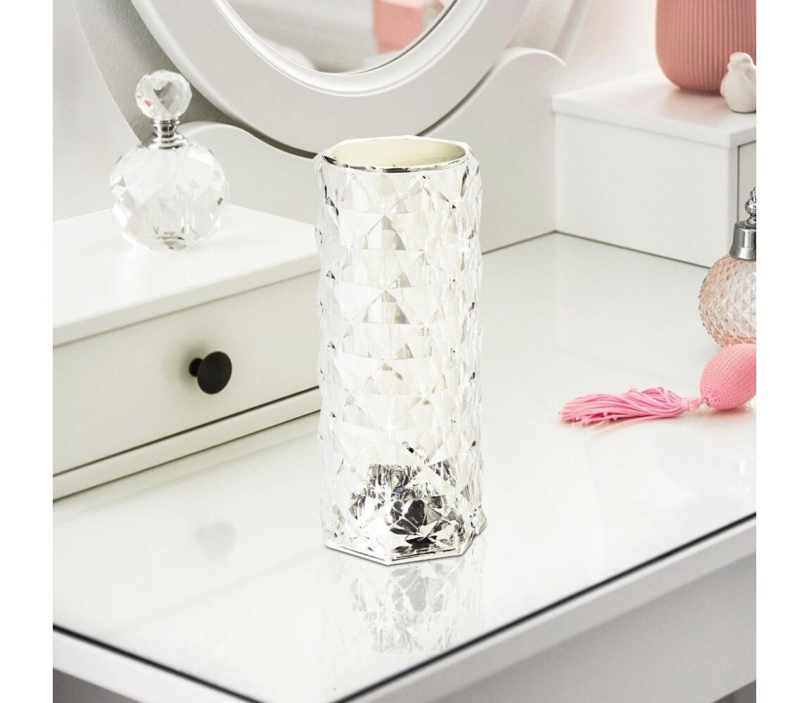 Eglo 75816 - LED RGB Stmívatelná nabíjecí stolní lampa LUCIGNANO LED/800mAh čirá 75816