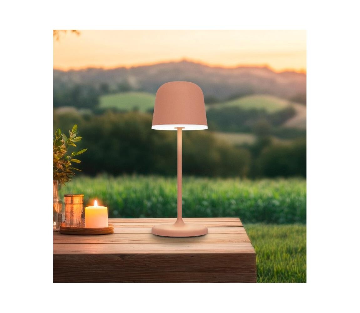 Eglo 901938 -LED Stm. ven. nab. stolní lampa MANNERA-S LED/1,8W/5V IP54 oranžová 901938