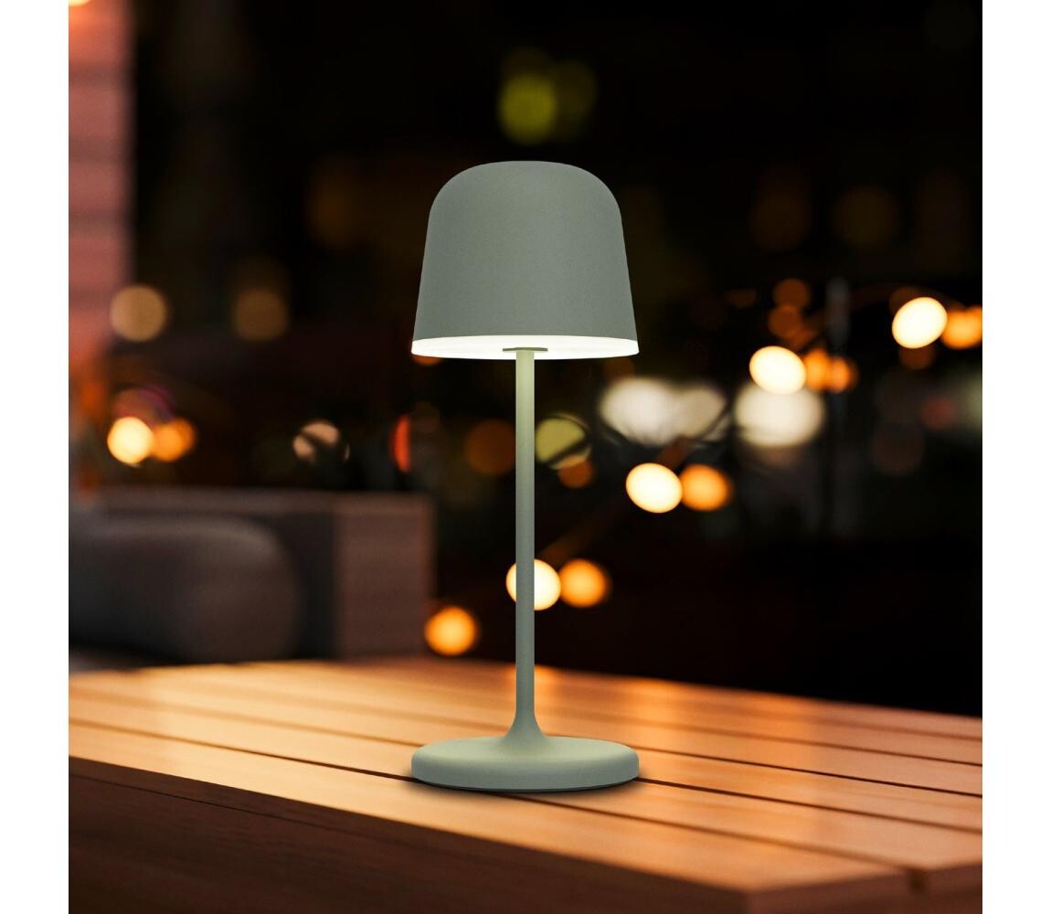 Eglo 901939 - LED Stm. ven. nab. stolní lampa MANNERA-S LED/1,8W/5V IP54 zelená 901939