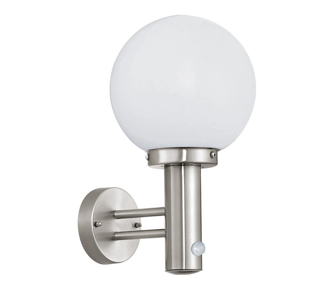 Eglo 27126 - Venkovní lampa se senzorem NISIA 1xE27/60W/230V IP44 27126