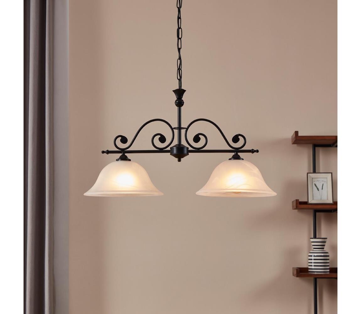 Eglo 91004 - Lustr na řetězu MURCIA 2xE27/60W/230V 91004