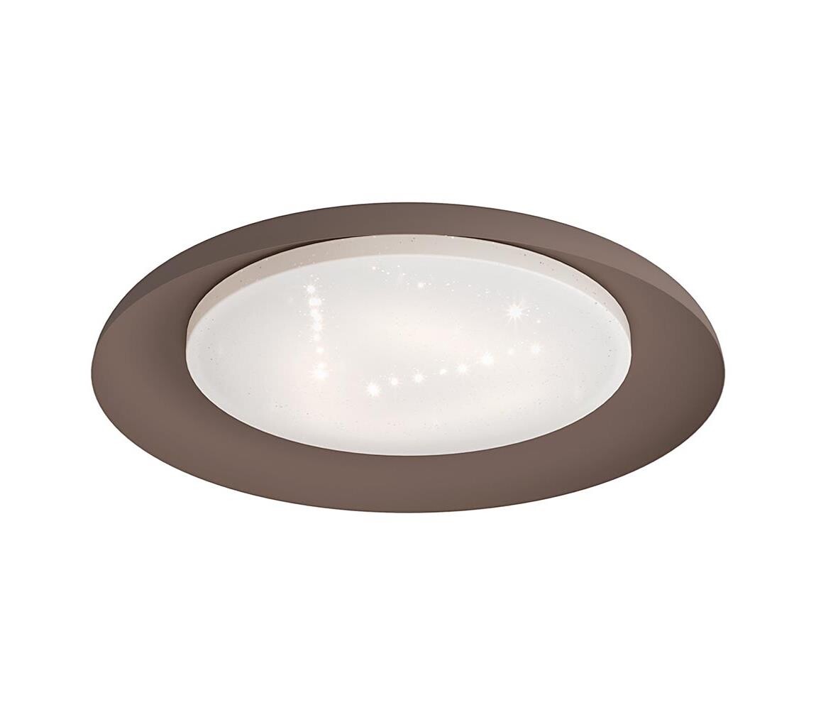 Eglo 99704 - LED Stropní svítidlo PENJAMO LED/17,1W/230V hnědá 99704