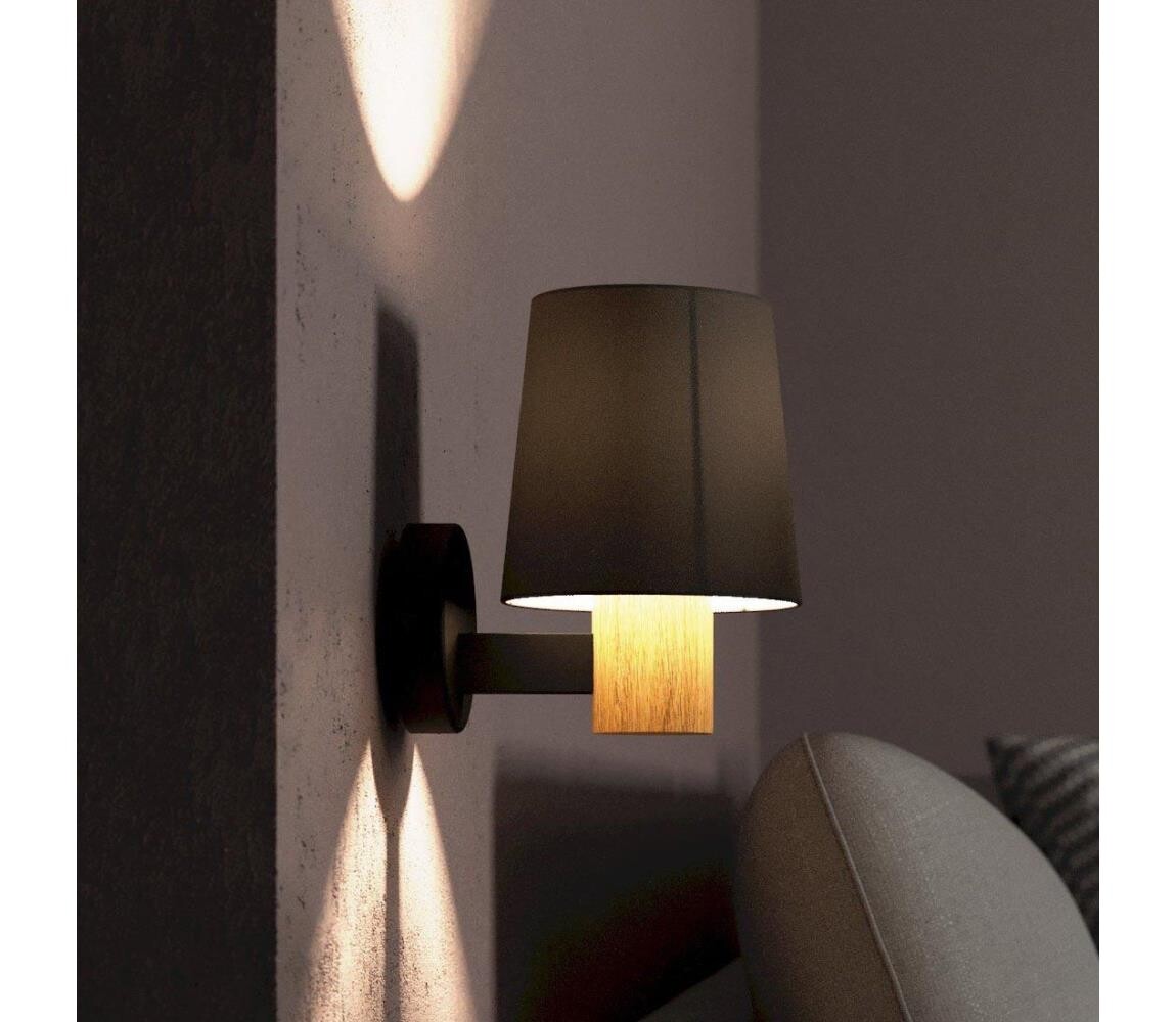 Eglo 43783 - Nástěnné svítidlo EDALE 1xE27/40W/230V 43783