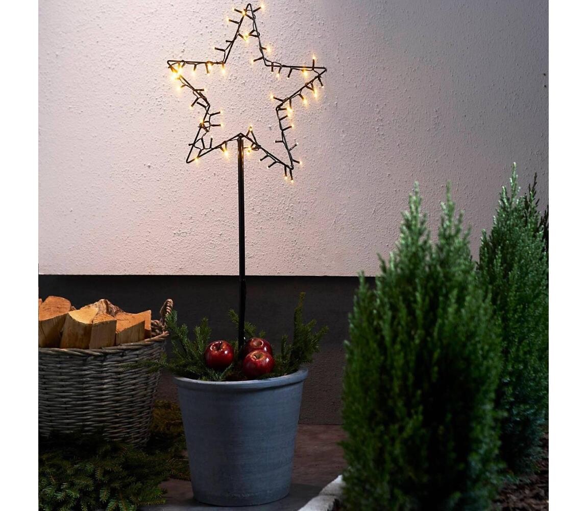 Eglo 411175 - LED Venkovní vánoční dekorace SPIKY LED/3xAA IP44 hvězda 411175