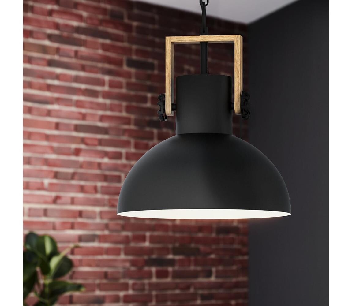 Eglo 44056 - Lustr na řetězu LUBENHAM 1xE27/28W/230V 44056