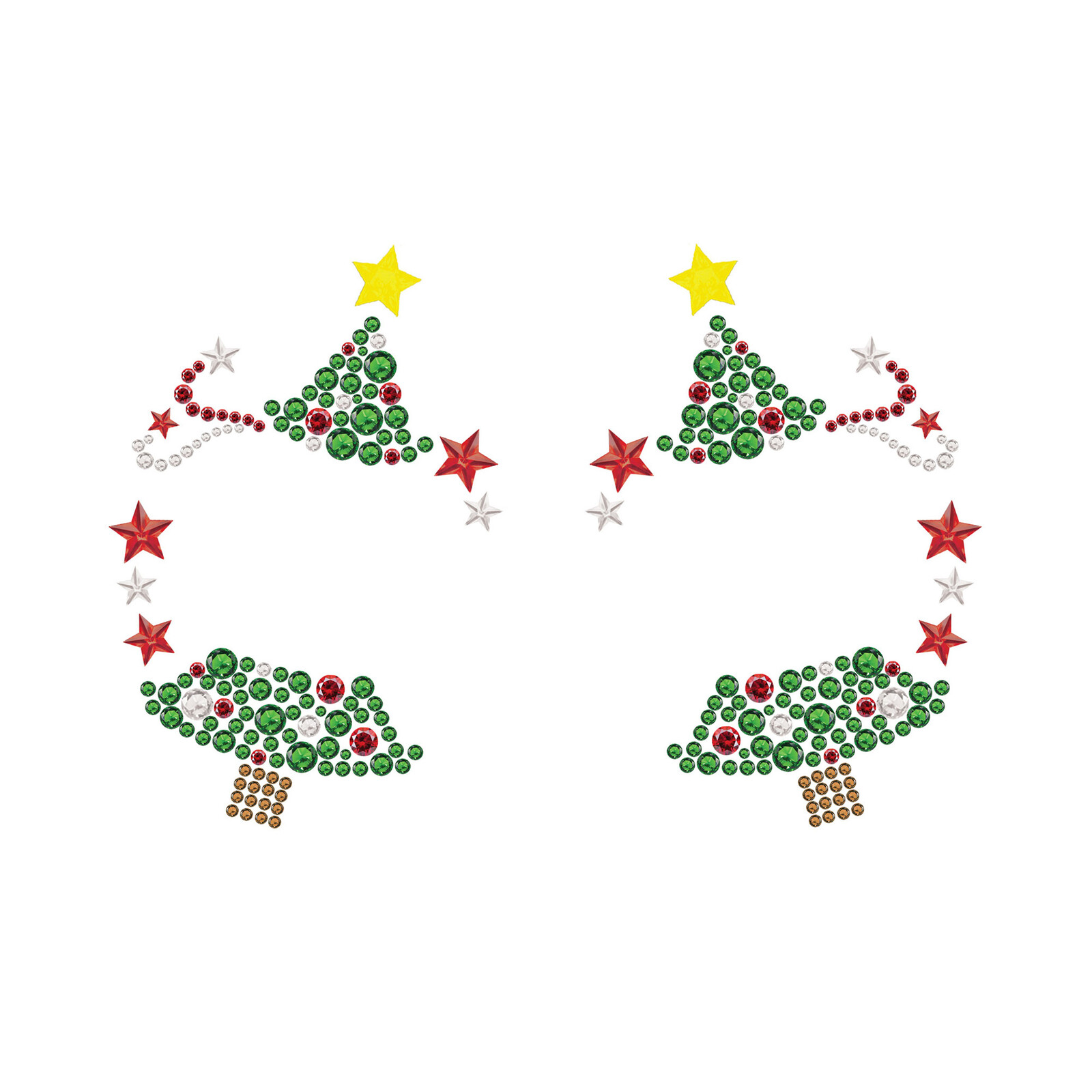 Kamínky na obličej Vánoční stromečky Albi