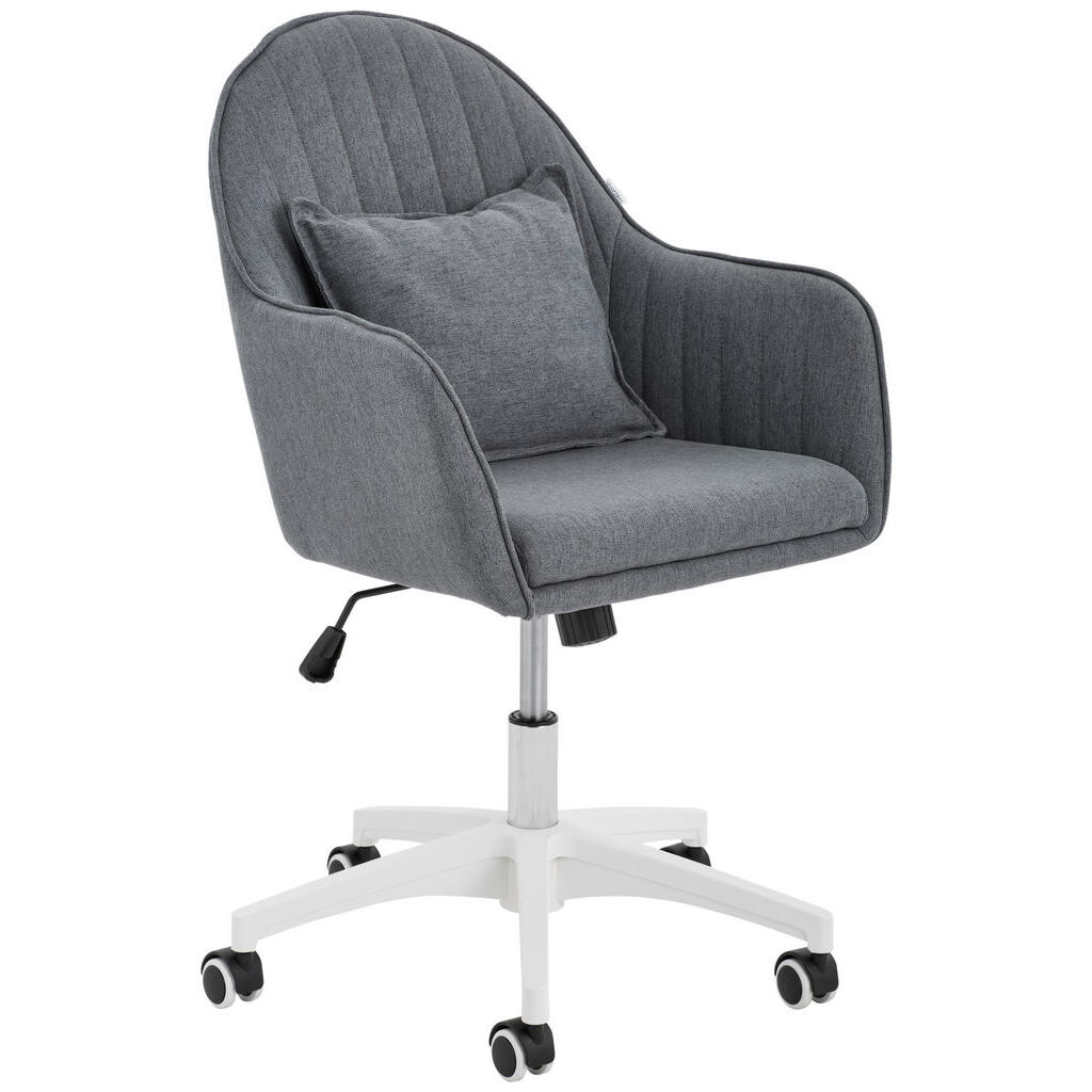 Livetastic OTOČNÁ ŽIDLE, mikrovlákno, tmavě šedá