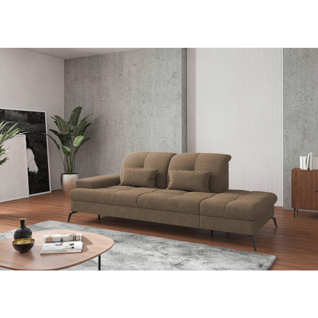 Sit & More LENOŠKA, textil, světle hnědá