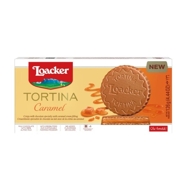 LOACKER Tortina 126 g Karamel