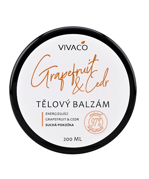 Vivaco Tělový balzám Grapefruit a Cedr 200 ml