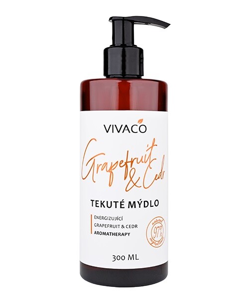 Vivaco Tekuté mýdlo Grapefruit a Cedr 300 ml