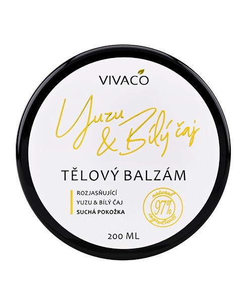 Vivaco Tělový balzám Yuzu a Bílý čaj 200 ml