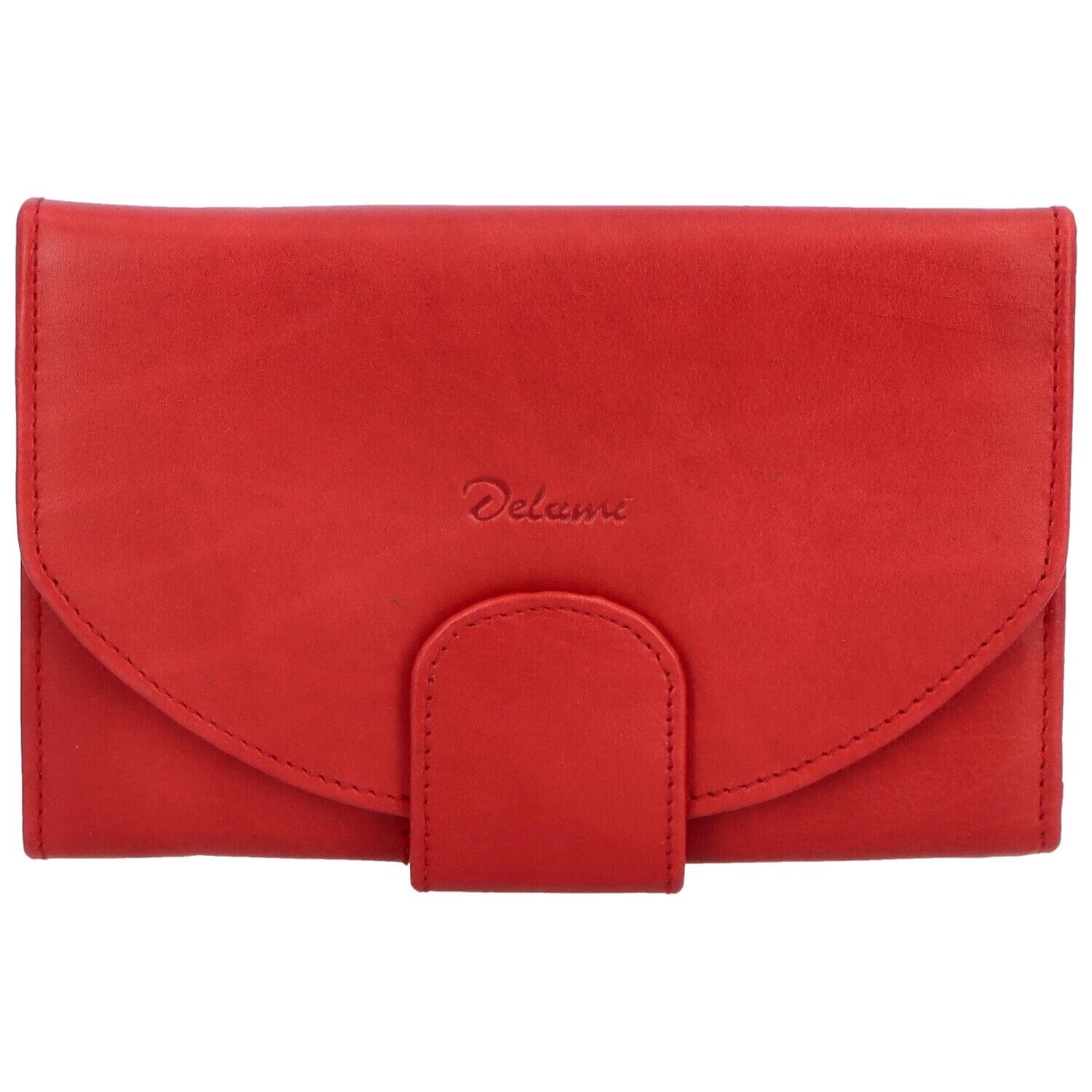 Kožená peněženka červená - Delami Esperanza červená