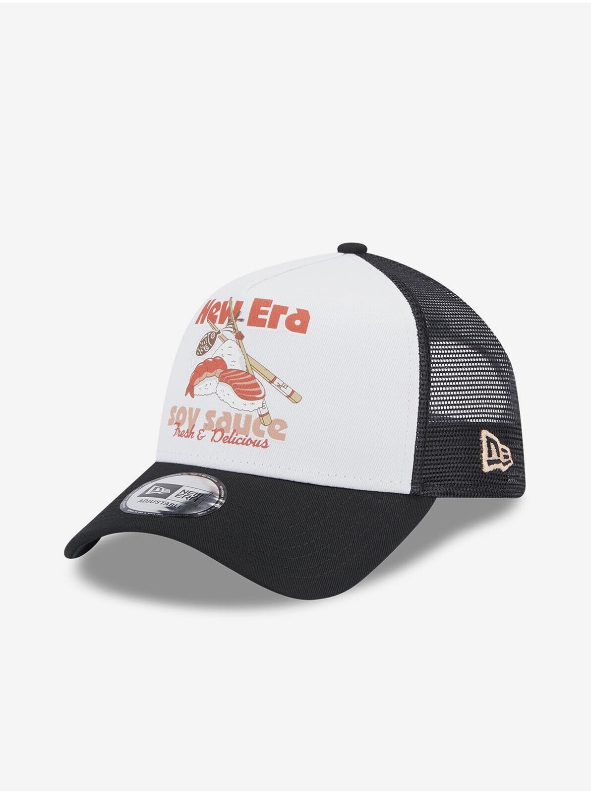 Černo-bílá pánská kšiltovka New Era - Pánské