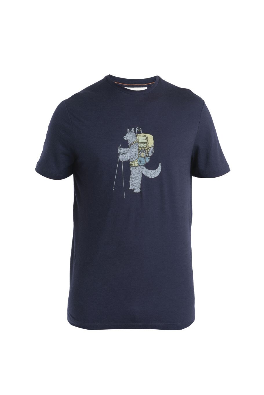 ICEBREAKER Mens Merino 150 Tech Lite III SS Tee Tech Head, Midnight Navy velikost: L
