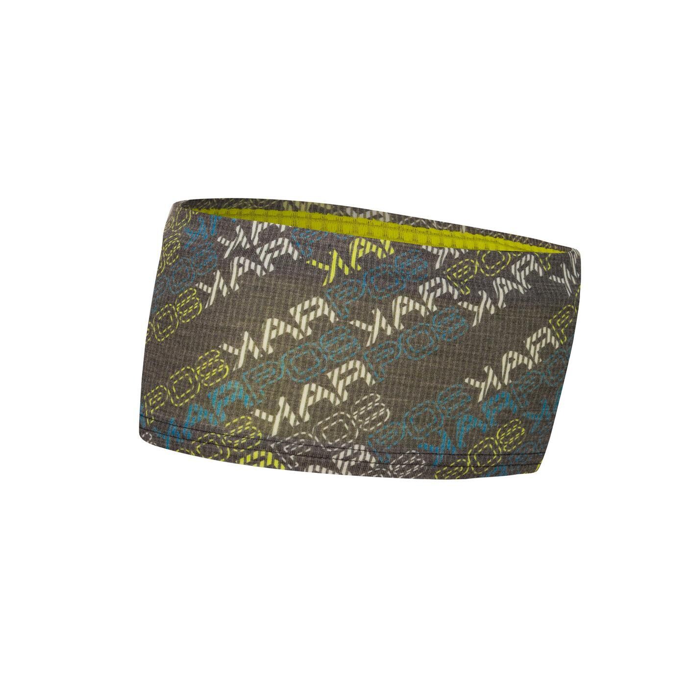 KARPOS Coppolo Merino Headband, Black/Acid Lime/Deep Water velikost: OS (UNI)