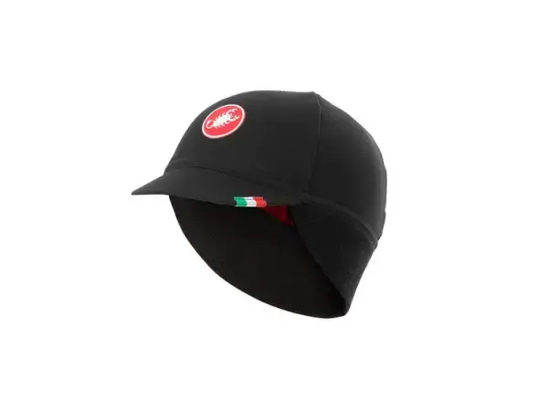 Castelli Difesia Thermal čepice Black/Red