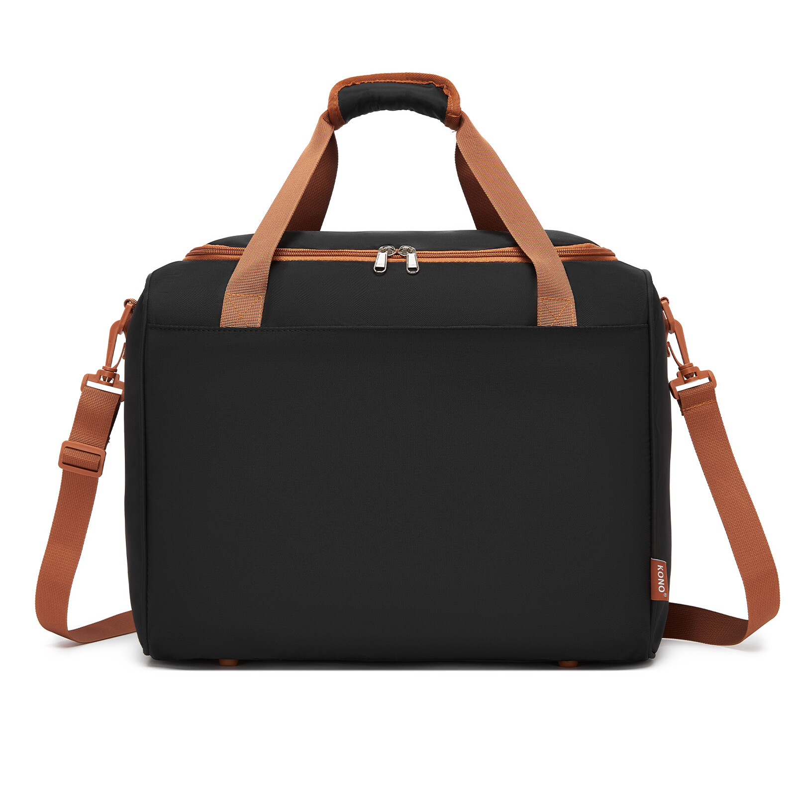 Cestovní příruční taška Kono 24 L - černo-hnědá - 40x30x20 cm