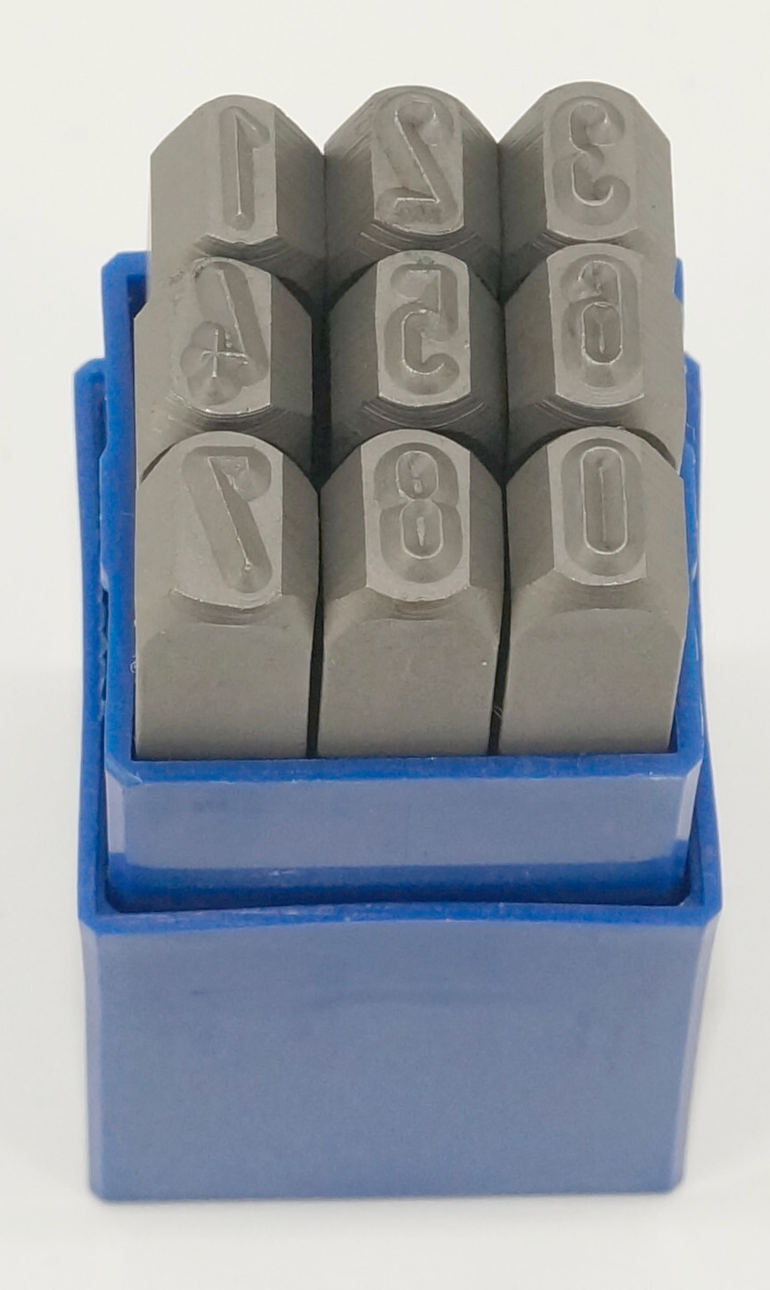 Beta tools Sada raznic, číslice 0-9, 1mm, 100010k0