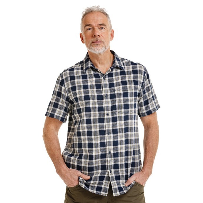 Bushman Pánská košile Kwame, tmavě modrá M