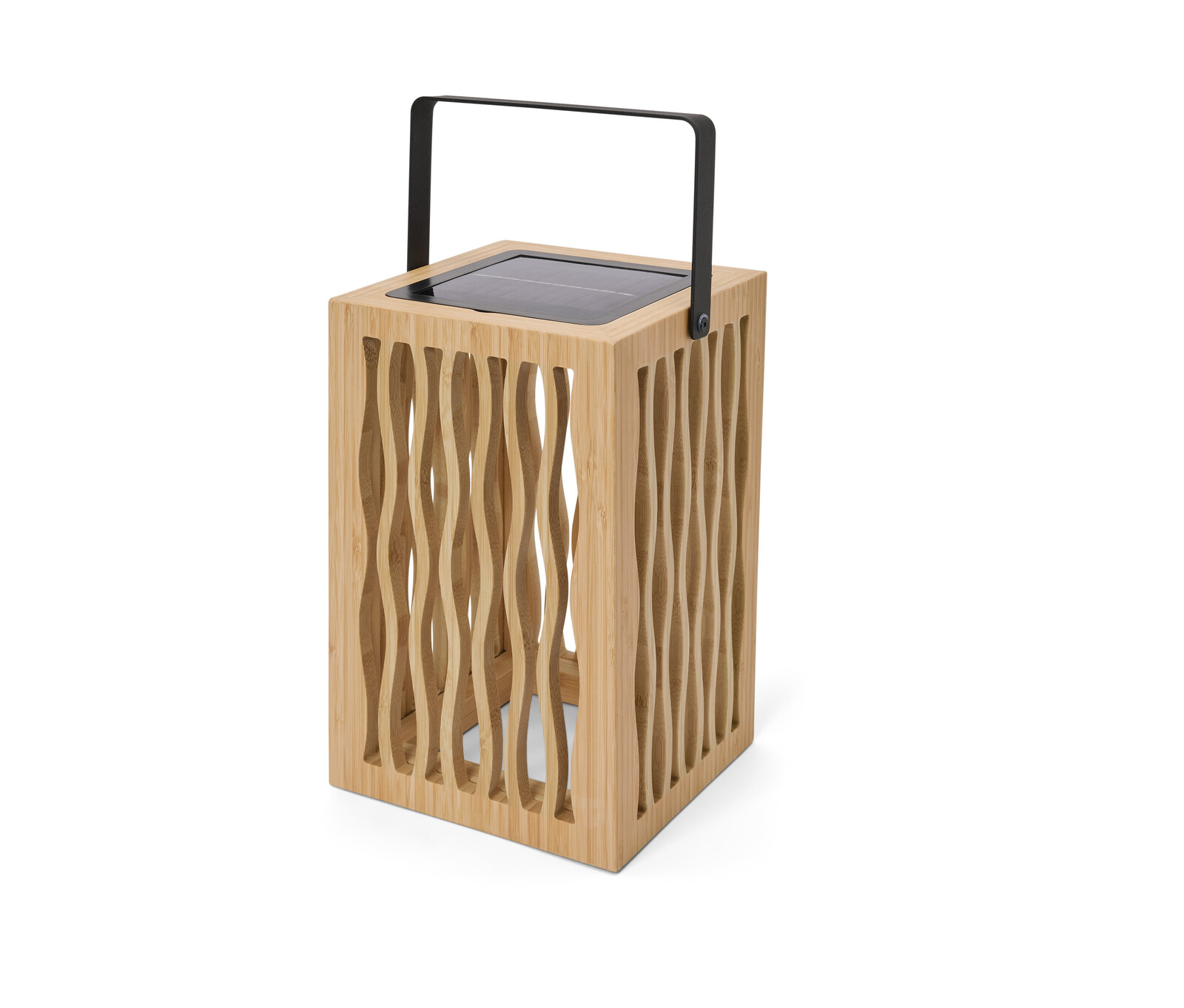 Tchibo - Bambusová solární lucerna - barva: černá