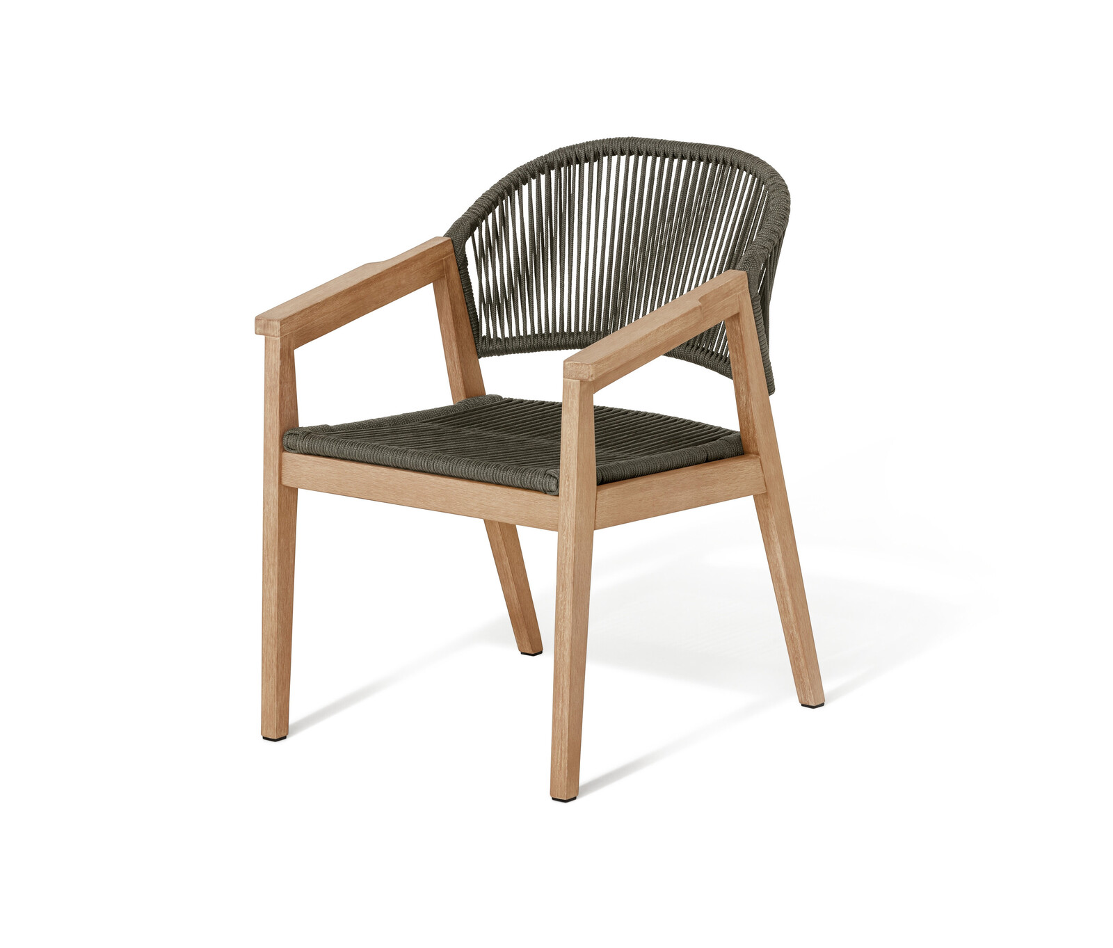 Tchibo - Pohodlná zahradní židle s textilním výpletem - barva: zelená