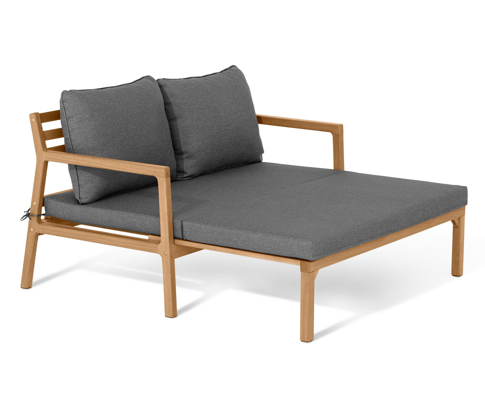 Tchibo - Rozkládací zahradní pohovka - barva: šedá